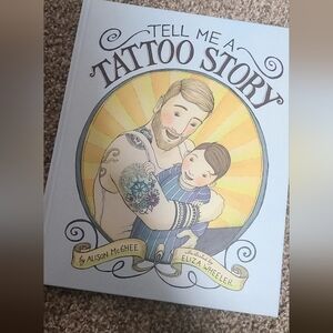 Tattoo Story Illustrated Hardcover - Yellow & Blue Cover Art